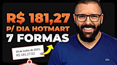 Dinheiro Hotmart | 7 formas p/ ganhar dinheiro sendo afiliado Hotmart